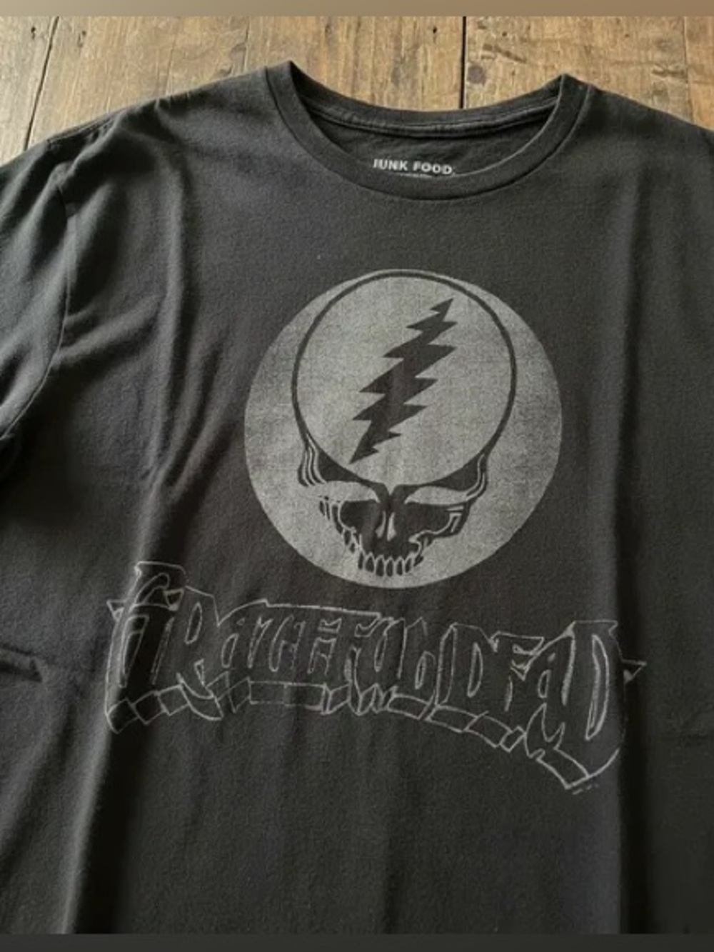 Grateful Dead Lucky Brand Men’s Black Graphic Short Sleeve Tee